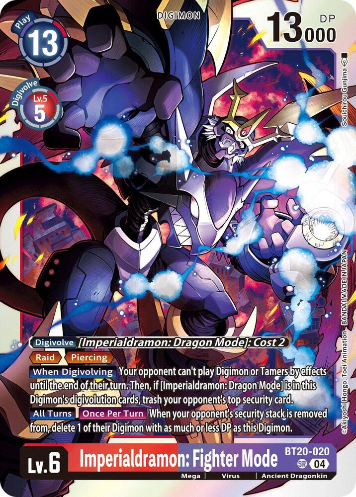 Imperialdramon: Fighter Mode (BT20-020 SR) (BT19-20)