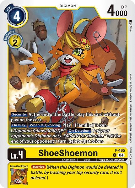 ShoeShoemon (Store Tournament 2025 Vol.1 Participation Pack) (P-165 P) (D-PR)