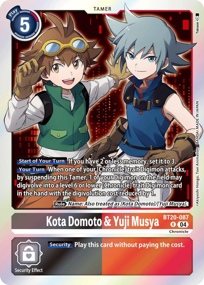 Kota Domoto & Yuji Musya (BT20-087 R) (BT19-20)