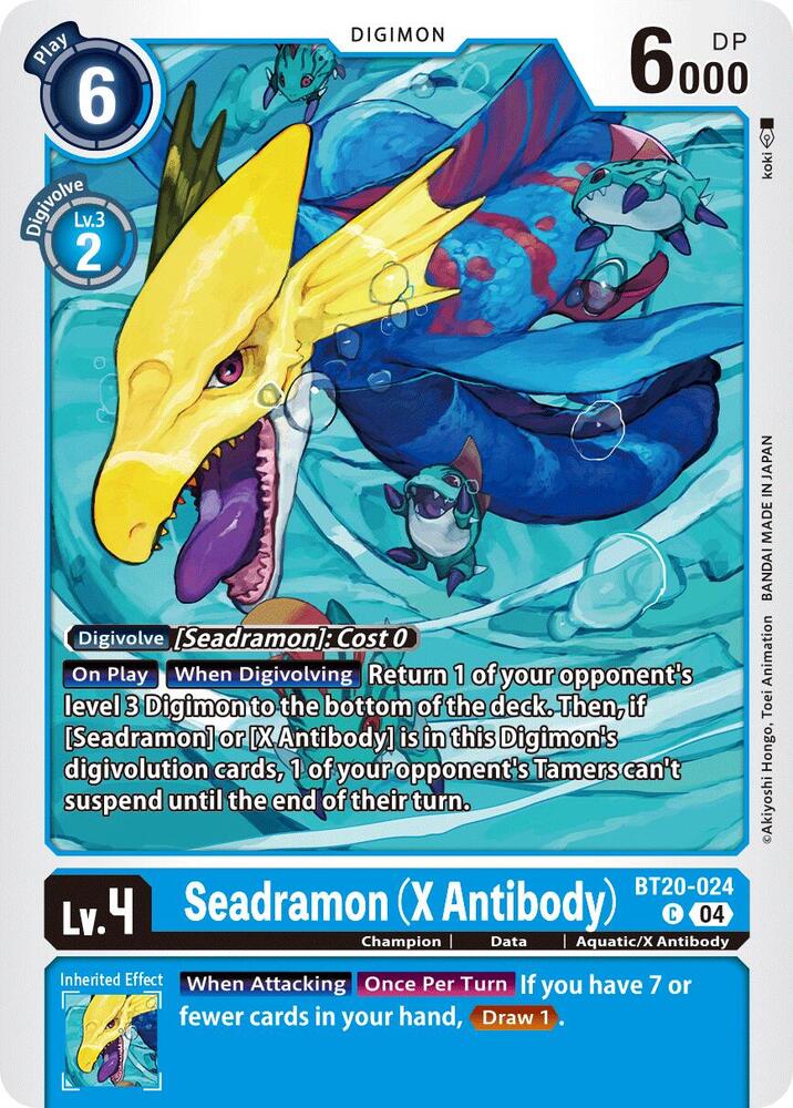 Seadramon (X Antibody) (BT20-024 C) (BT19-20)