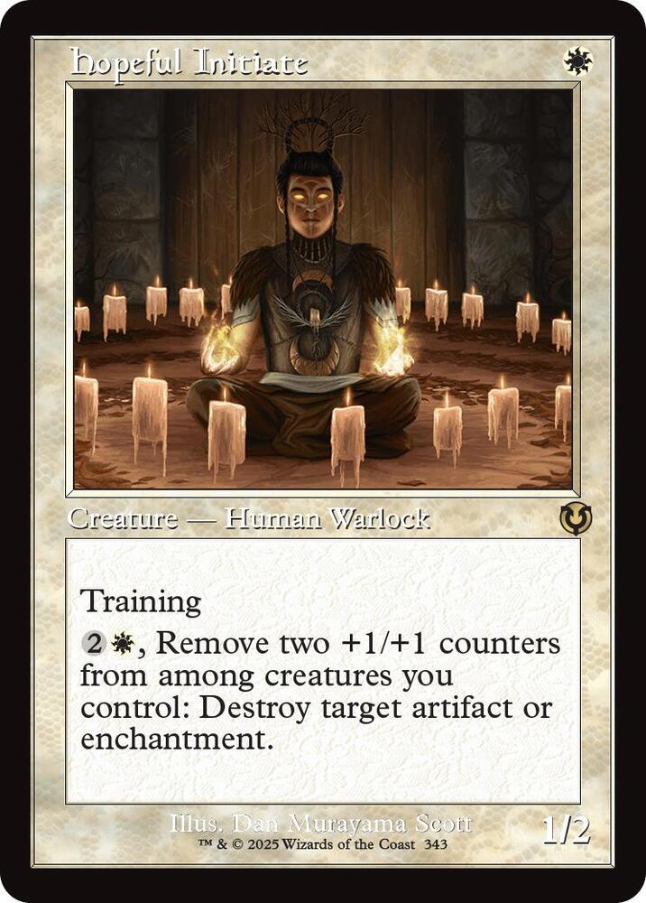 Hopeful Initiate (Retro Frame) (343) (INR)