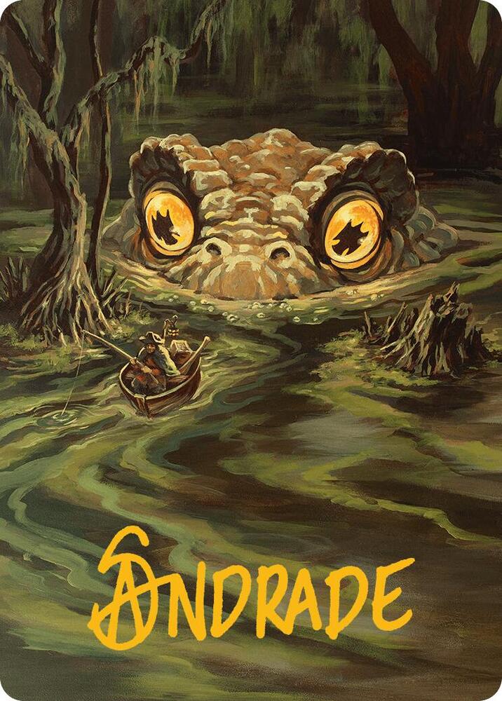 The Gitrog Monster Art Card (Gold-Stamped Signature) (25) (ASINR)