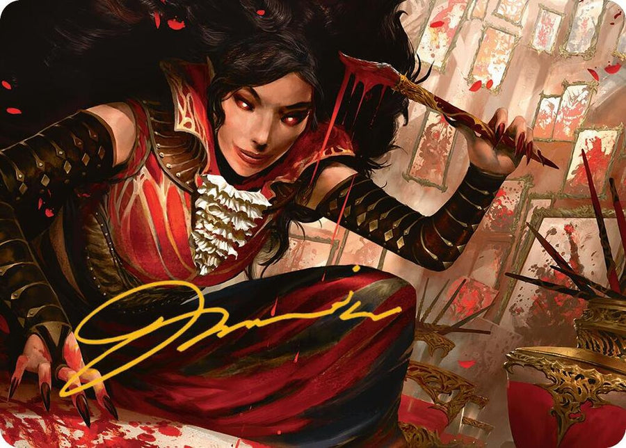 Blood Artist Art Card (Gold-Stamped Signature) (22) (ASINR)