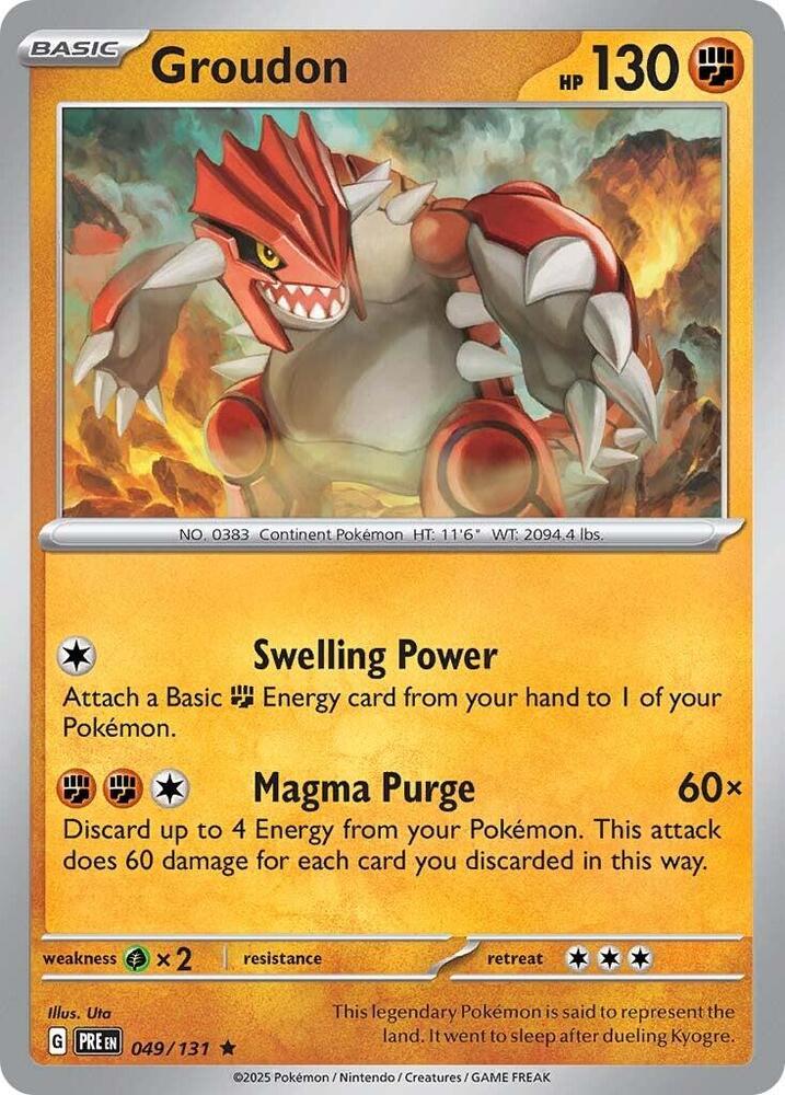 Groudon (049/131) (PRE)