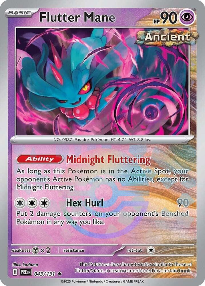 Flutter Mane (Poke Ball Pattern) (043/131) (PRE)