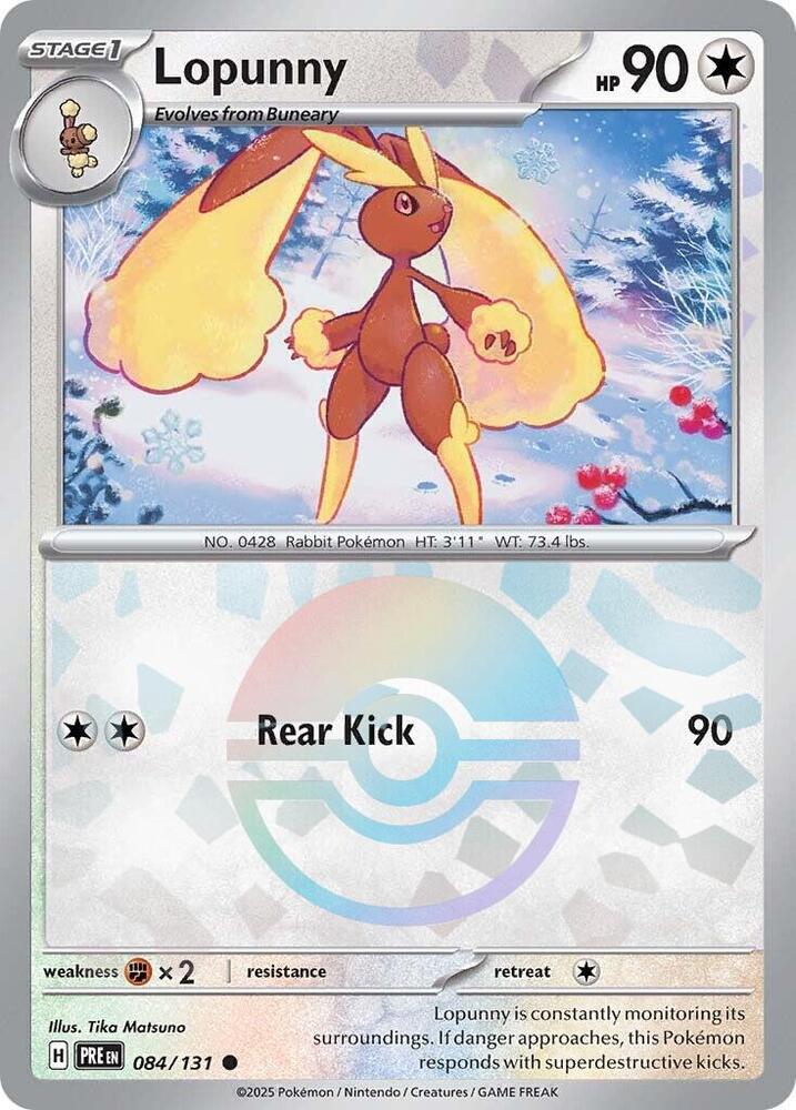 Lopunny (Poke Ball Pattern) (084/131) (PRE)