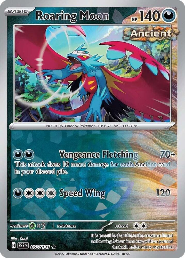 Roaring Moon (Master Ball Pattern) (065/131) (PRE)