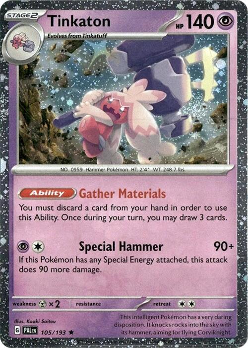 Tinkaton - 105/193 (Cosmos Holo) (105/193) (BLE)