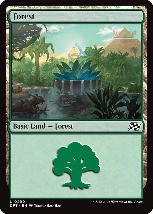Image for Forest (0290) (290) (DFT) - Magic: The Gathering