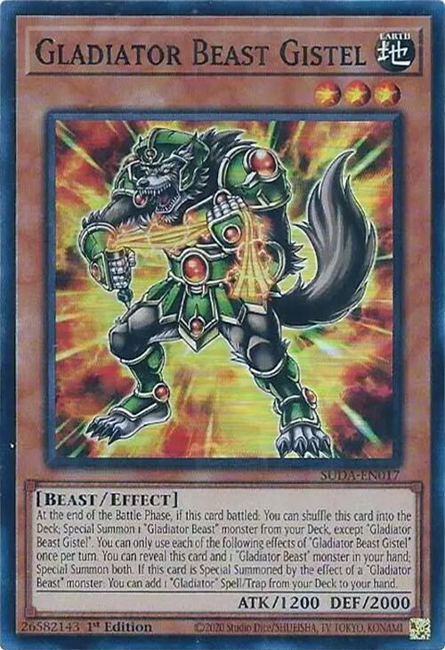 Gladiator Beast Gistel (SUDA-EN017) (SUDA)