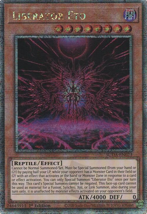 Liberator Eto (Quarter Century Secret Rare) (SUDA-EN023) (SUDA)