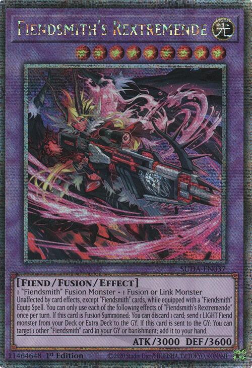 Fiendsmith's Rextremende (Quarter Century Secret Rare) (SUDA-EN037) (SUDA)