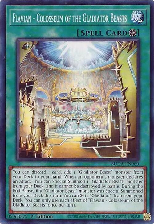 Flavian - Colosseum of the Gladiator Beasts (SUDA-EN060) (SUDA)