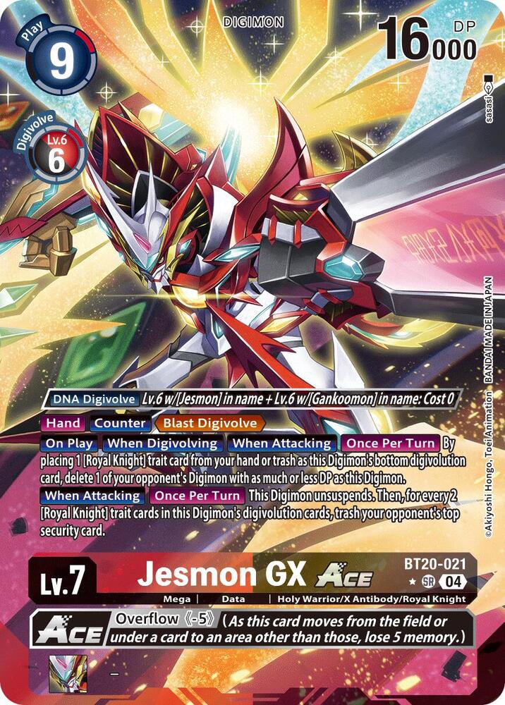 Jesmon GX ACE (Alternate Art) (BT20-021 SR) (BT19-20)