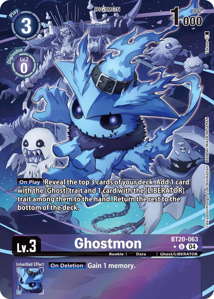 Ghostmon (Alternate Art) (BT20-063 U) (BT19-20)