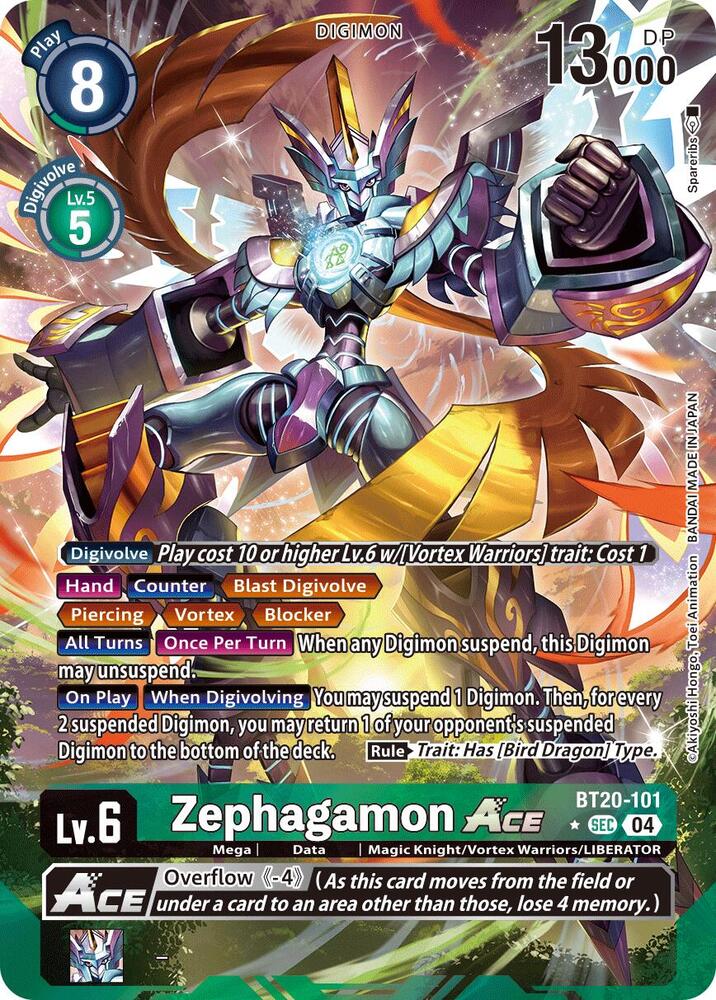 Zephagamon ACE (Alternate Art) (BT20-101 SEC) (BT19-20)