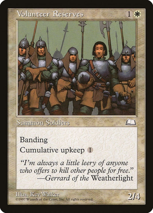 Image for Volunteer Reserves (WTH) - Magic: The Gathering