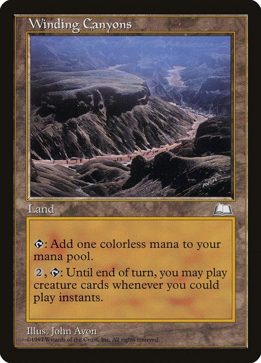 Image for Winding Canyons (WTH) - Magic: The Gathering