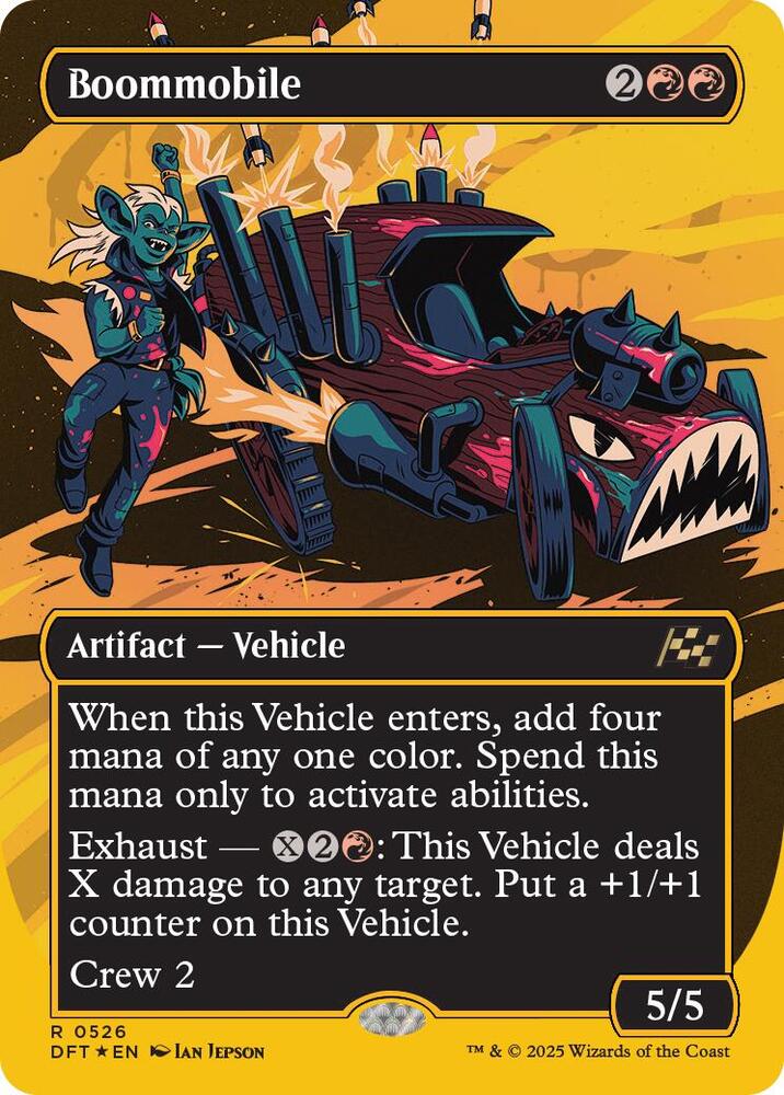 Boommobile (Borderless) (First-Place Foil) (526) (DFT)