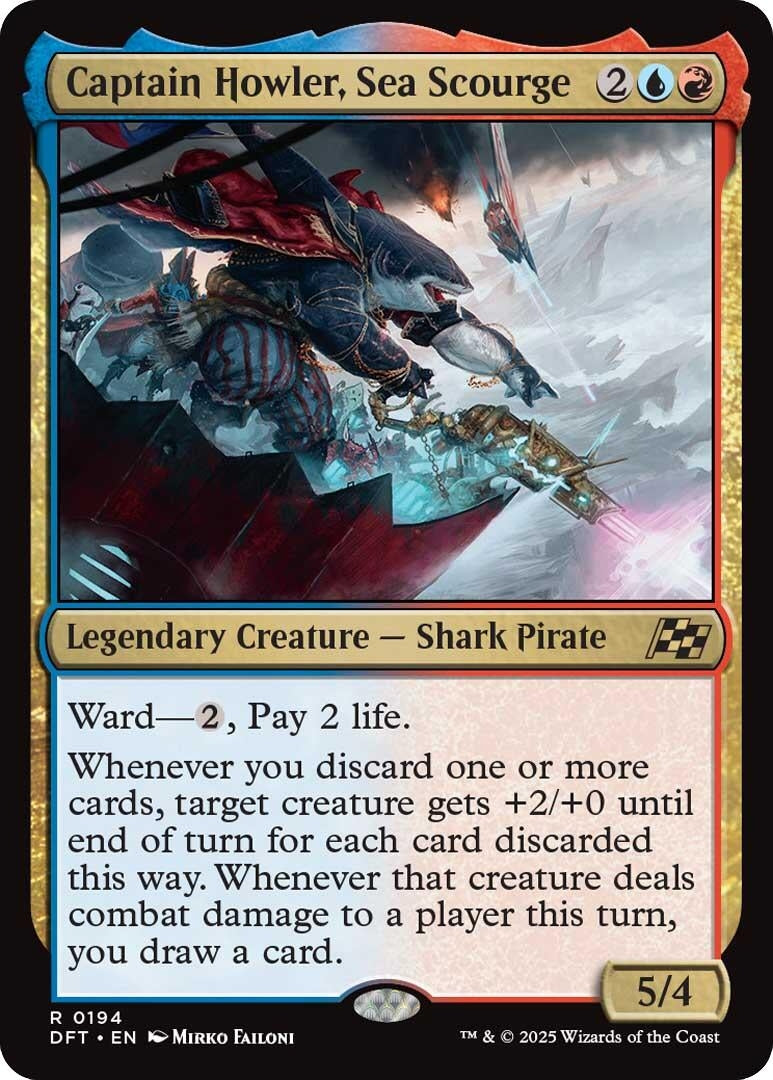 Captain Howler, Sea Scourge (194) (DFT)