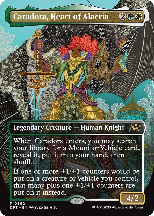 Caradora, Heart of Alacria (Borderless) (362) (DFT)