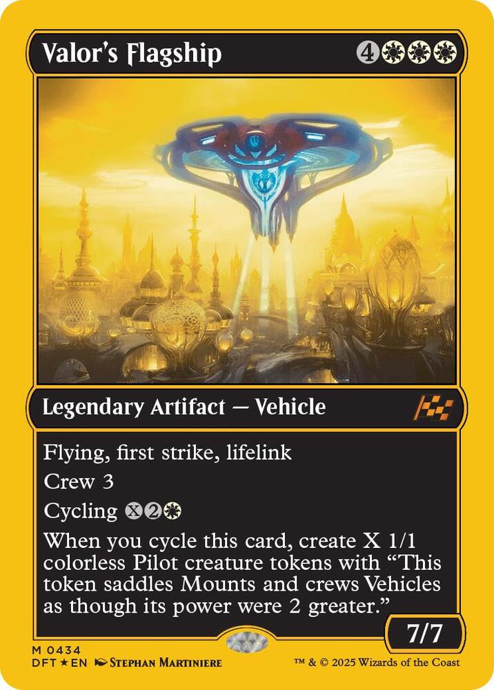 Valor's Flagship (First-Place Foil) (434) (DFT)