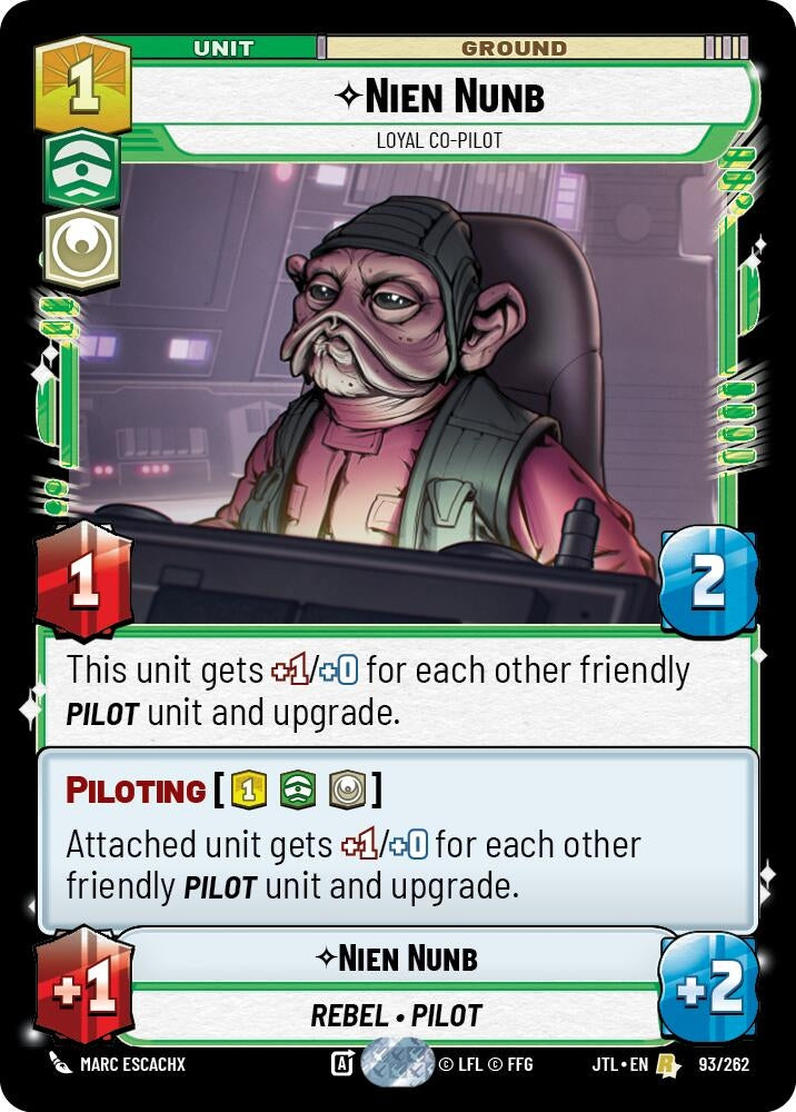 Nien Nunb - Loyal Co-Pilot (093/262) (JTL)