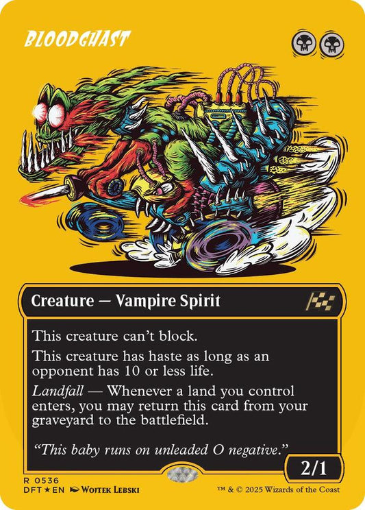 Image for Bloodghast (Borderless) (First-Place Foil) (536) (DFT) - Magic: The Gathering