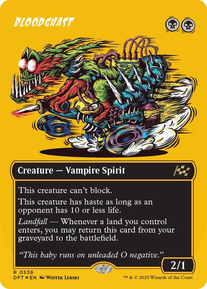 Bloodghast (Borderless) (First-Place Foil) (536) (DFT)
