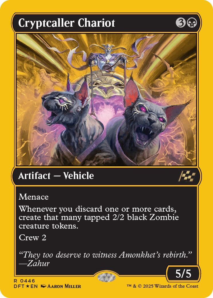 Cryptcaller Chariot (First-Place Foil) (446) (DFT)