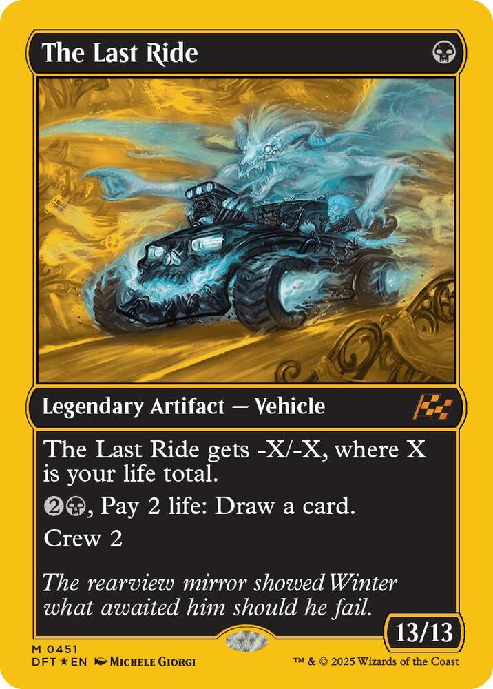The Last Ride (First-Place Foil) (451) (DFT)