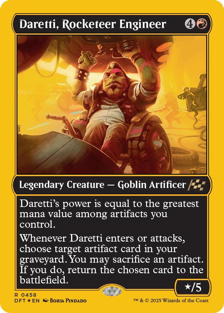 Daretti, Rocketeer Engineer (First-Place Foil) (458) (DFT)