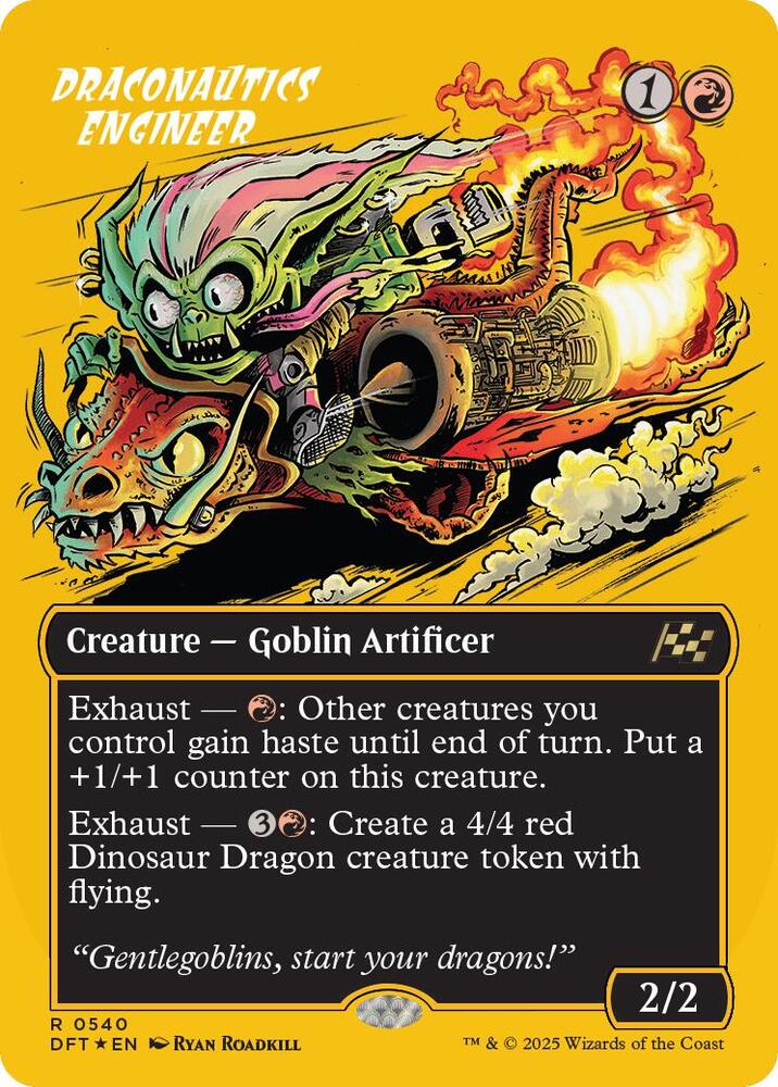 Draconautics Engineer (Borderless) (First-Place Foil) (540) (DFT)