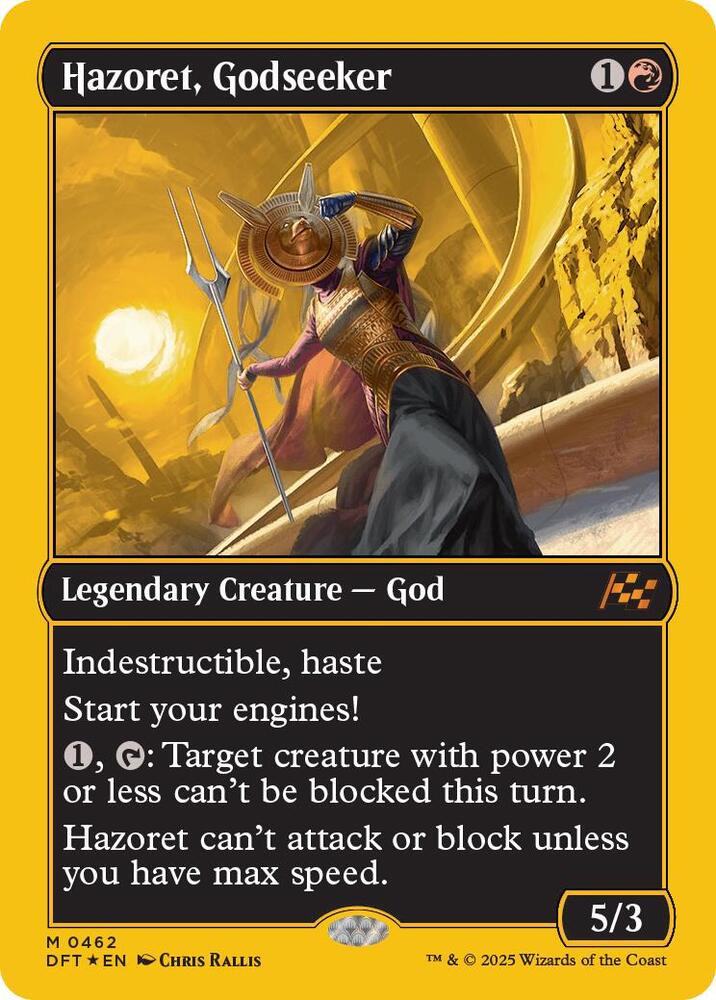 Hazoret, Godseeker (First-Place Foil) (462) (DFT)