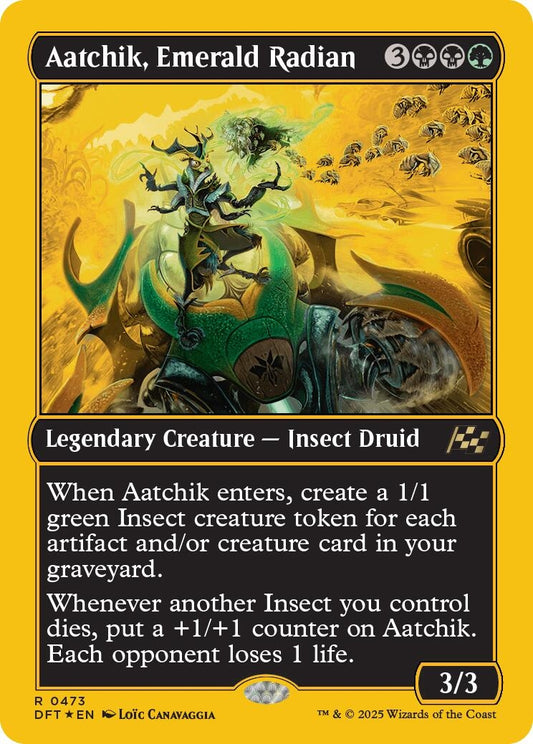 Image for Aatchik, Emerald Radian (First-Place Foil) (473) (DFT) - Magic: The Gathering