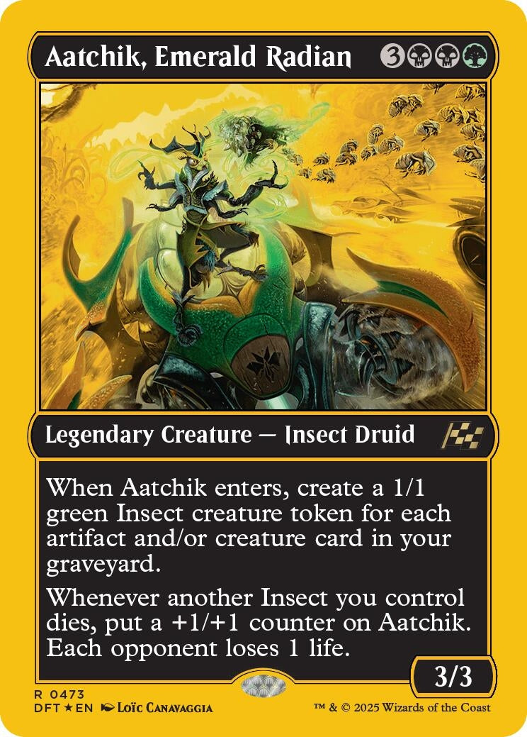 Aatchik, Emerald Radian (First-Place Foil) (473) (DFT)