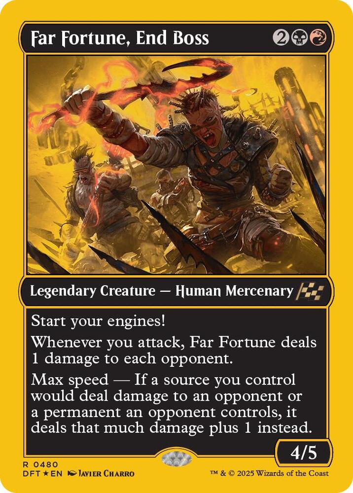Far Fortune, End Boss (First-Place Foil) (480) (DFT)