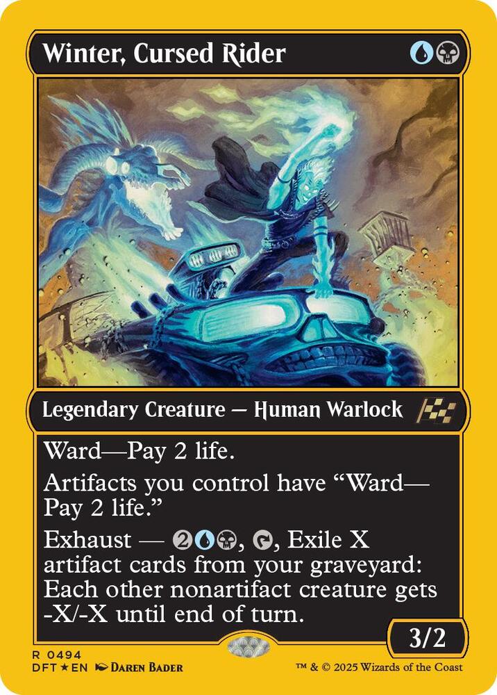 Winter, Cursed Rider (First-Place Foil) (494) (DFT)