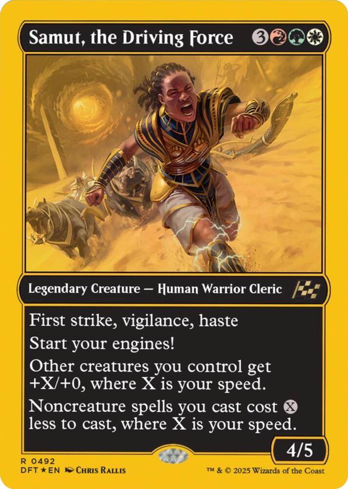 Samut, the Driving Force (First-Place Foil) (492) (DFT)