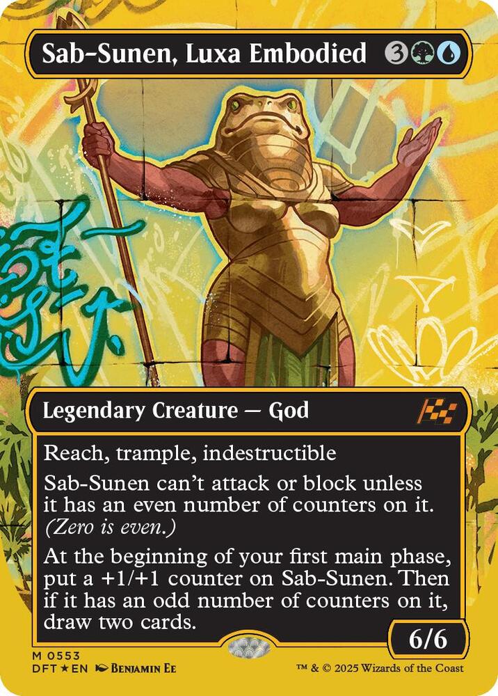 Sab-Sunen, Luxa Embodied (Borderless) (First-Place Foil) (553) (DFT)