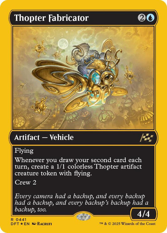 Image for Thopter Fabricator (First-Place Foil) (441) (DFT) - Magic: The Gathering