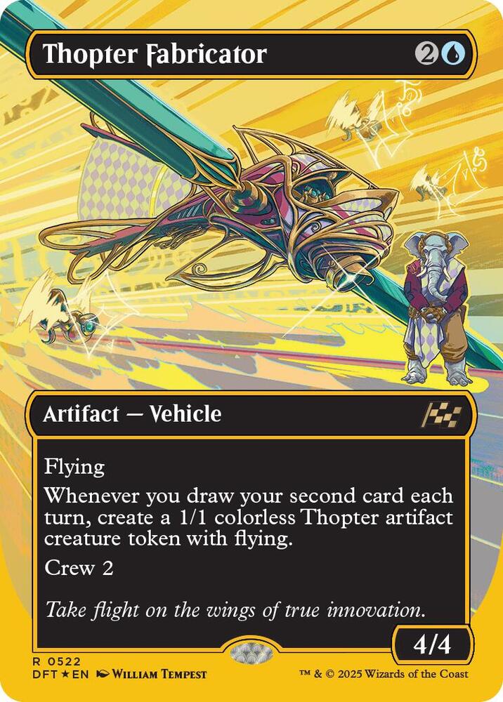 Thopter Fabricator (Borderless) (First-Place Foil) (522) (DFT)