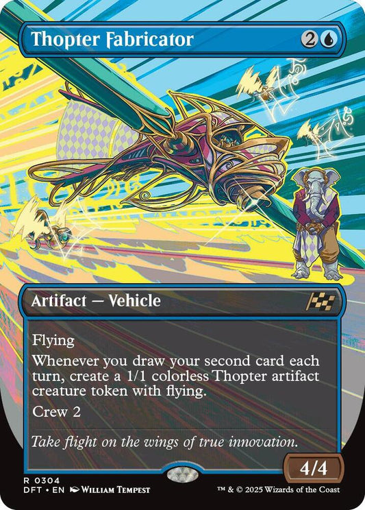 Image for Thopter Fabricator (Borderless) (304) (DFT) - Magic: The Gathering