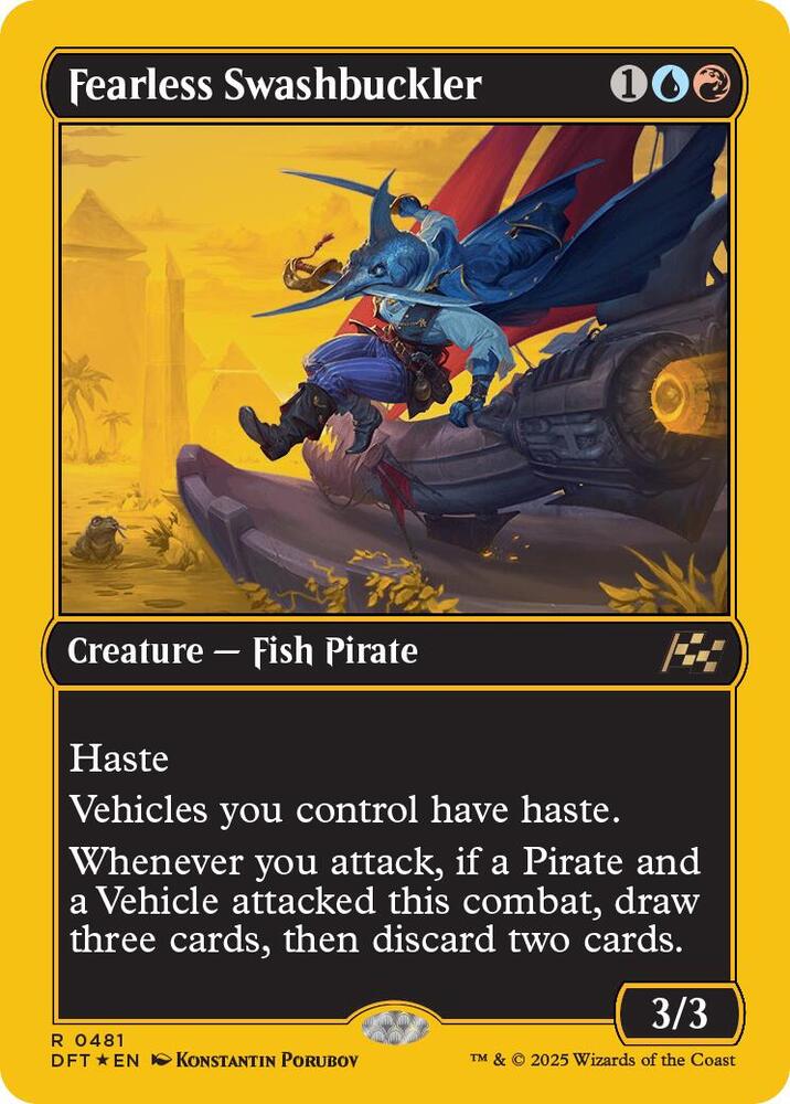 Fearless Swashbuckler (First-Place Foil) (481) (DFT)