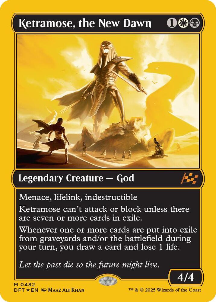 Ketramose, the New Dawn (First-Place Foil) (482) (DFT)