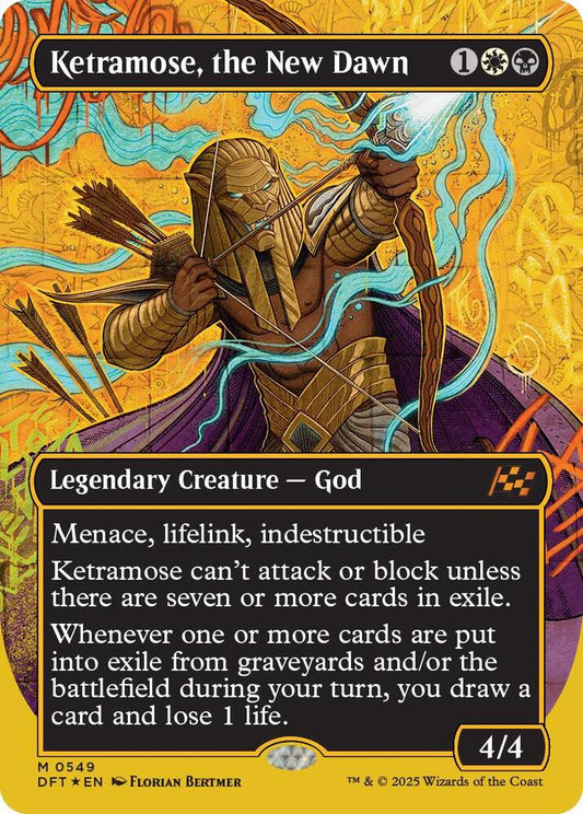 Image for Ketramose, the New Dawn (Borderless) (First-Place Foil) (549) (DFT) - Magic: The Gathering