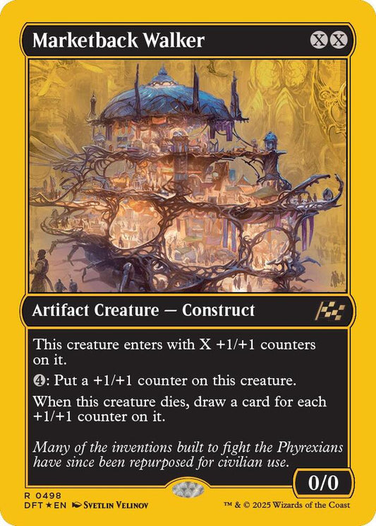 Image for Marketback Walker (First-Place Foil) (498) (DFT) - Magic: The Gathering
