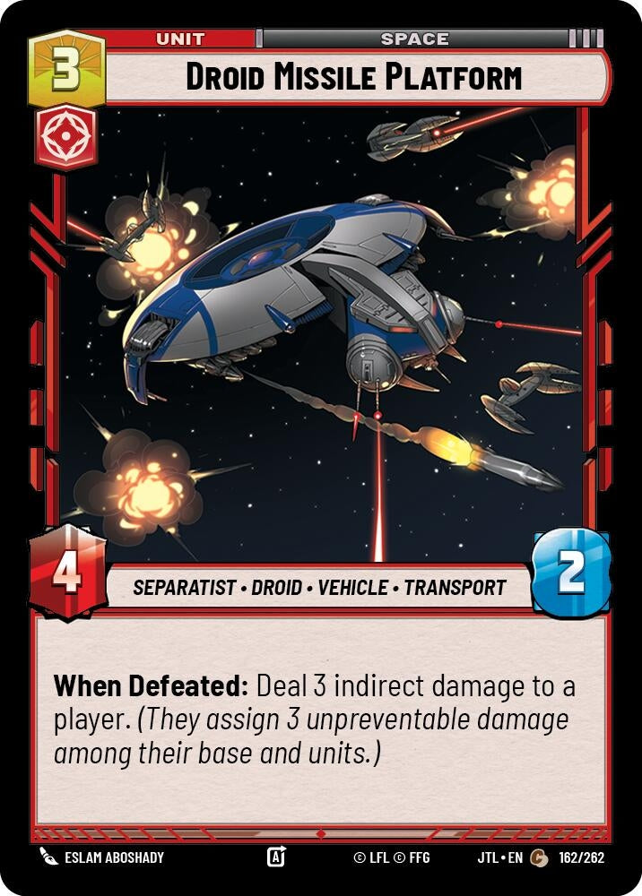 Droid Missile Platform (162/262) (JTL)