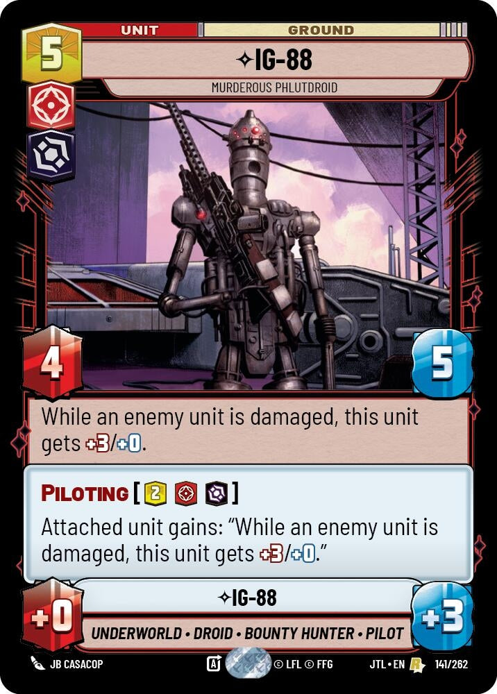 IG-88 - Murderous Phlutdroid (141/262) (JTL)