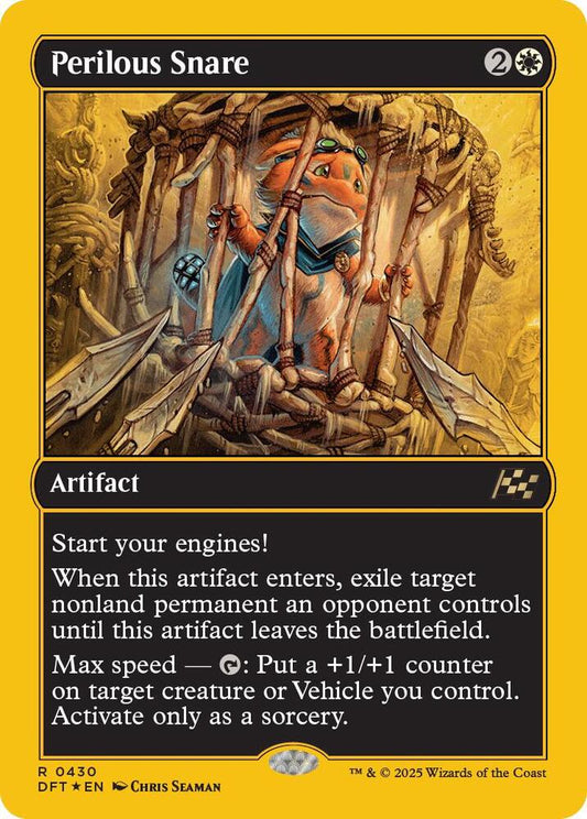 Image for Perilous Snare (First-Place Foil) (430) (DFT) - Magic: The Gathering